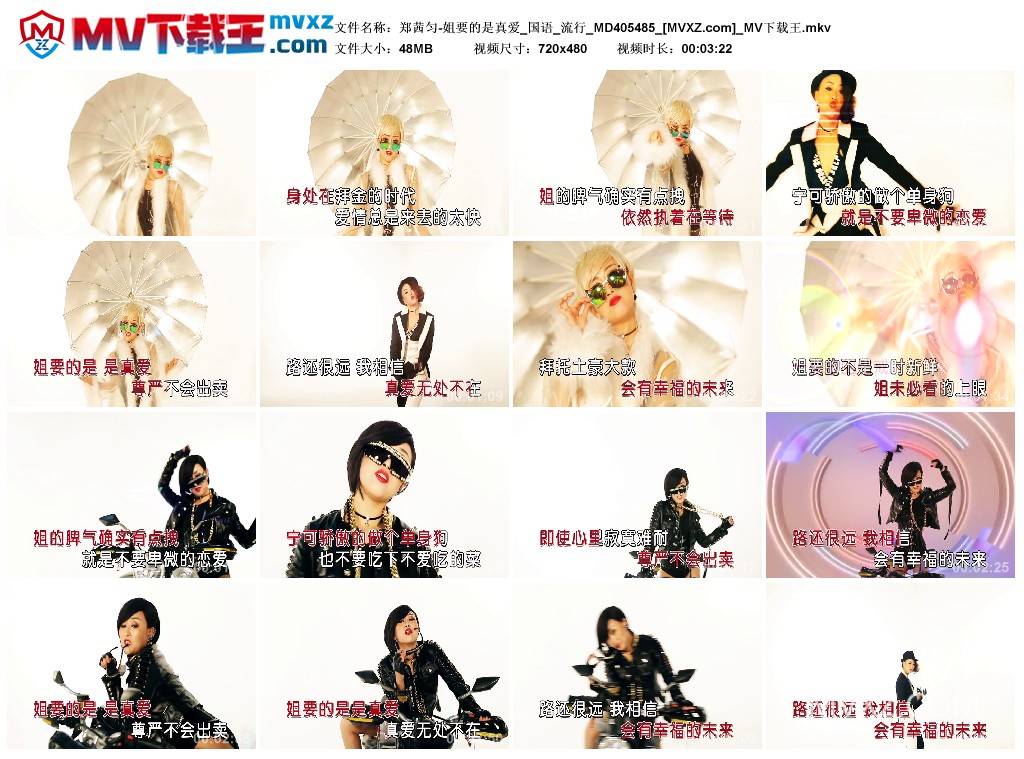 郑茜匀-姐要的是真爱_国语_流行_MD405485